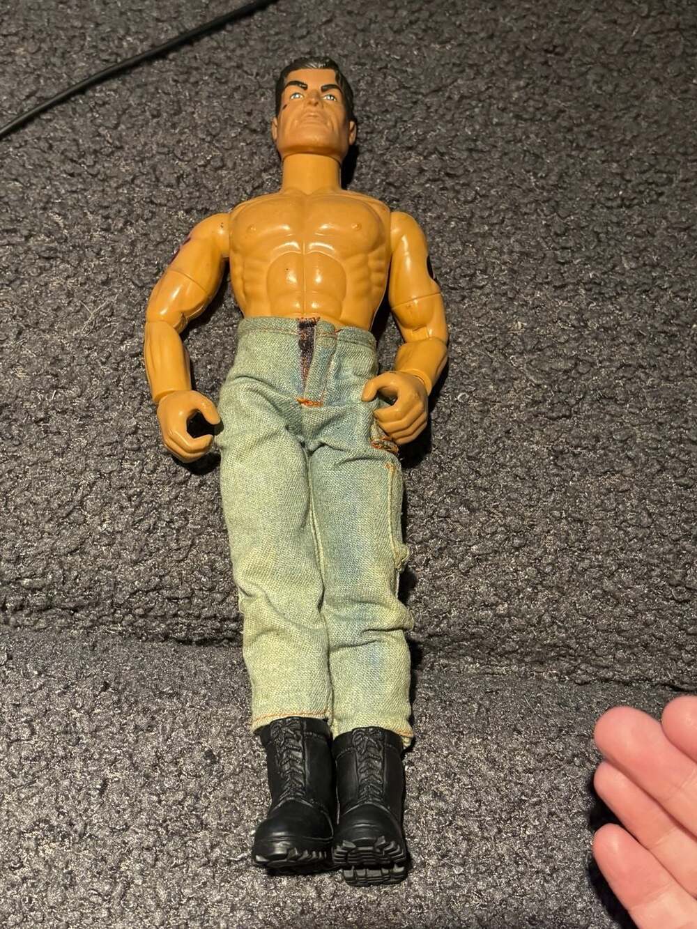 Vintage 1999 Lanard Toys Ltd. GI Joe Type Jointed Action Figure 12”